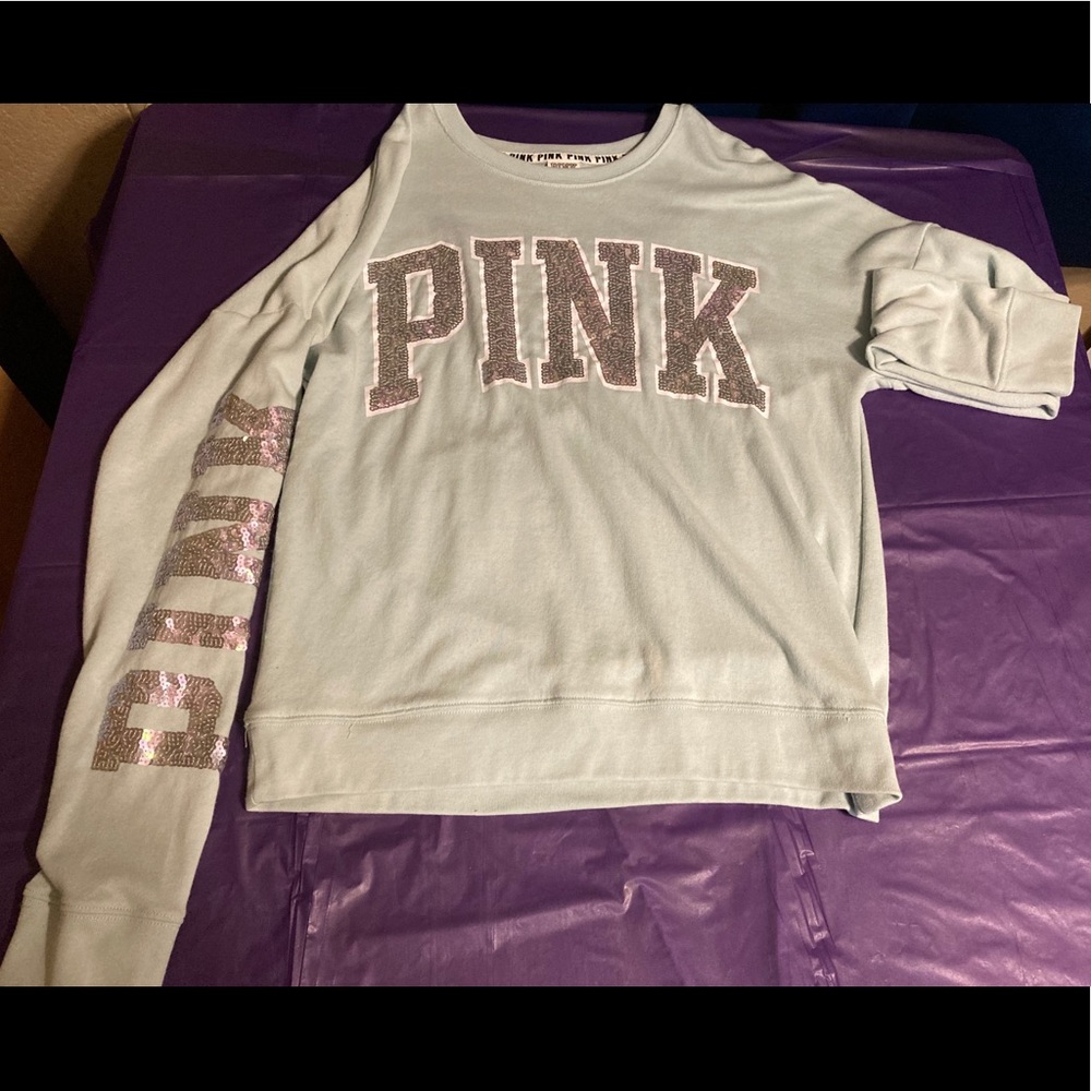 Blue PINK sweater